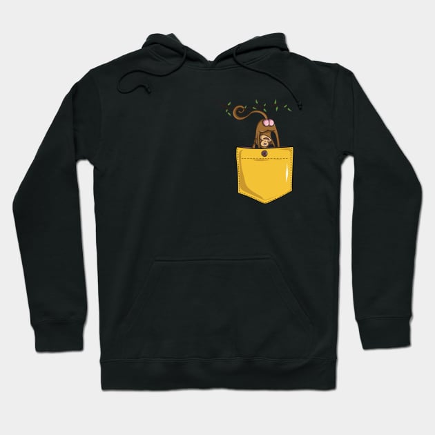 Pocket Monkey Hoodie by Pocket Puss